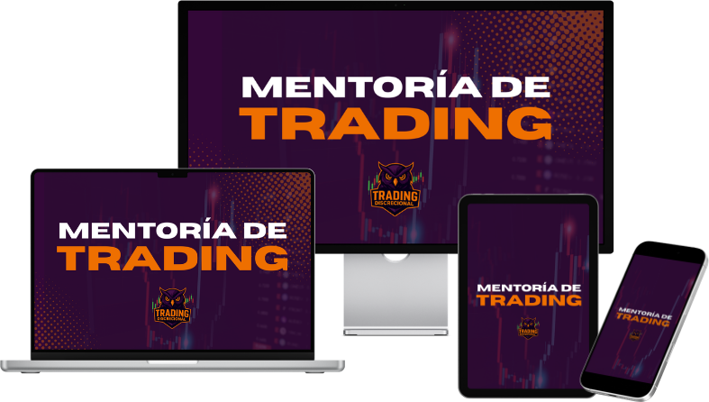 Mentoría de Trading de Trading Discrecional en computadora, notebook, tablet y celular